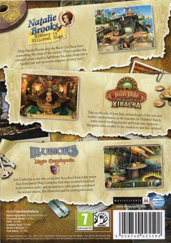 Back Cover for Hidden Object Classic Collection Vol. 2 (Windows)