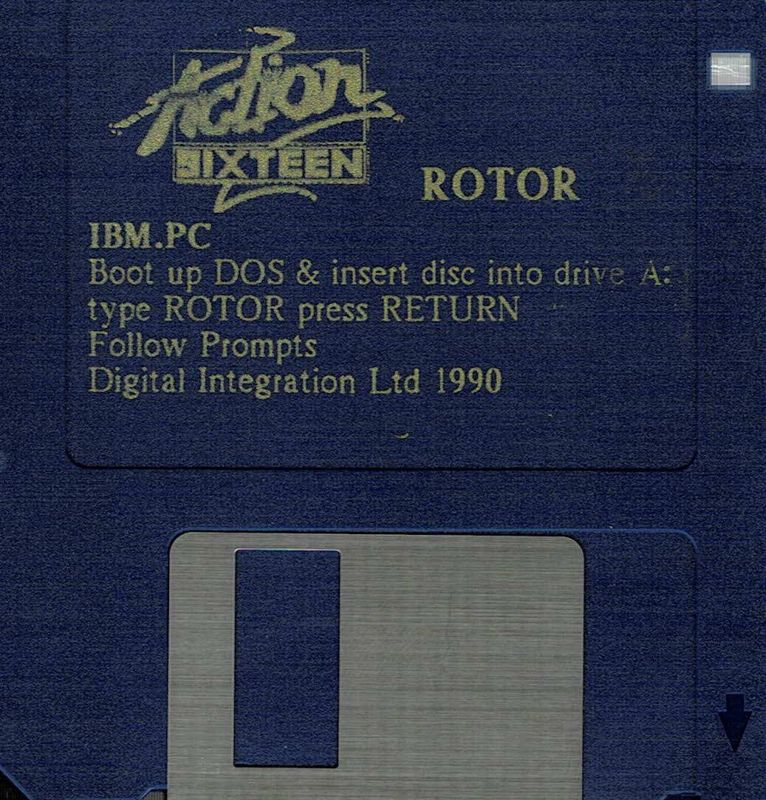 Media for Rotor (DOS) (Action Sixteen release)