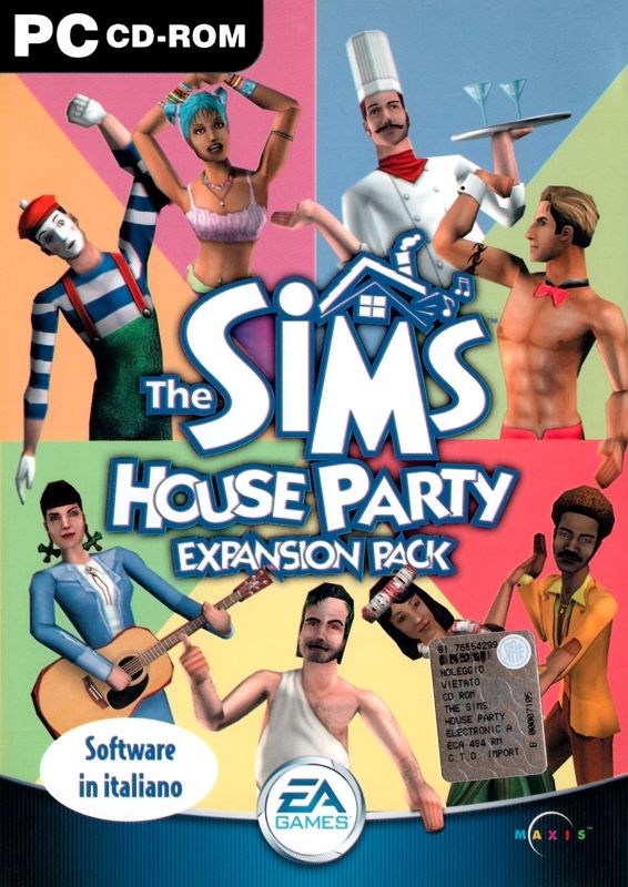 Front Cover for The Sims: House Party (Windows)