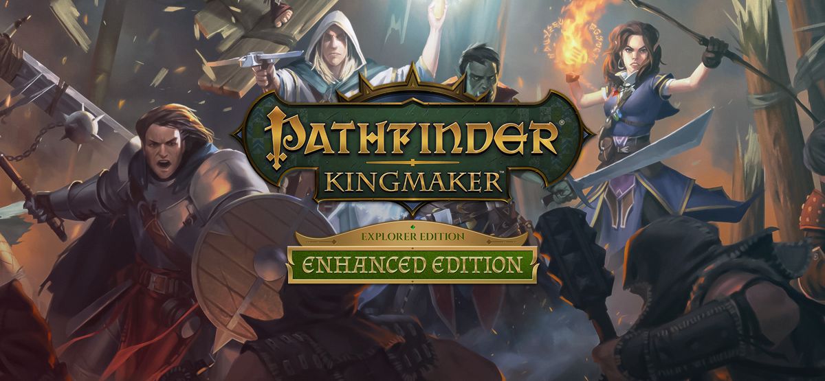 Front Cover for Pathfinder: Kingmaker (Linux and Macintosh and Windows) (GOG.com release): Enhanced Edition (Explorer Edition) version