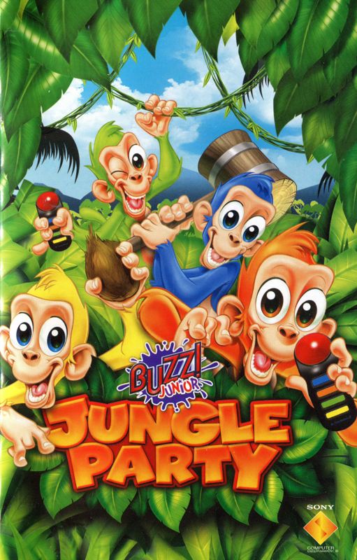 Manual for Buzz! Junior: Jungle Party (PlayStation 2): Front