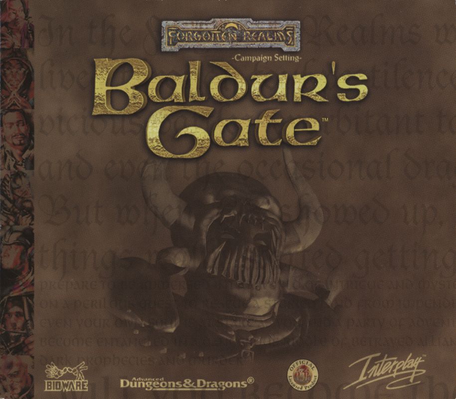 Other for Baldur's Gate (Edition spéciale incluant Fallout) (DOS and Windows): Disc Fold-out Case - Front