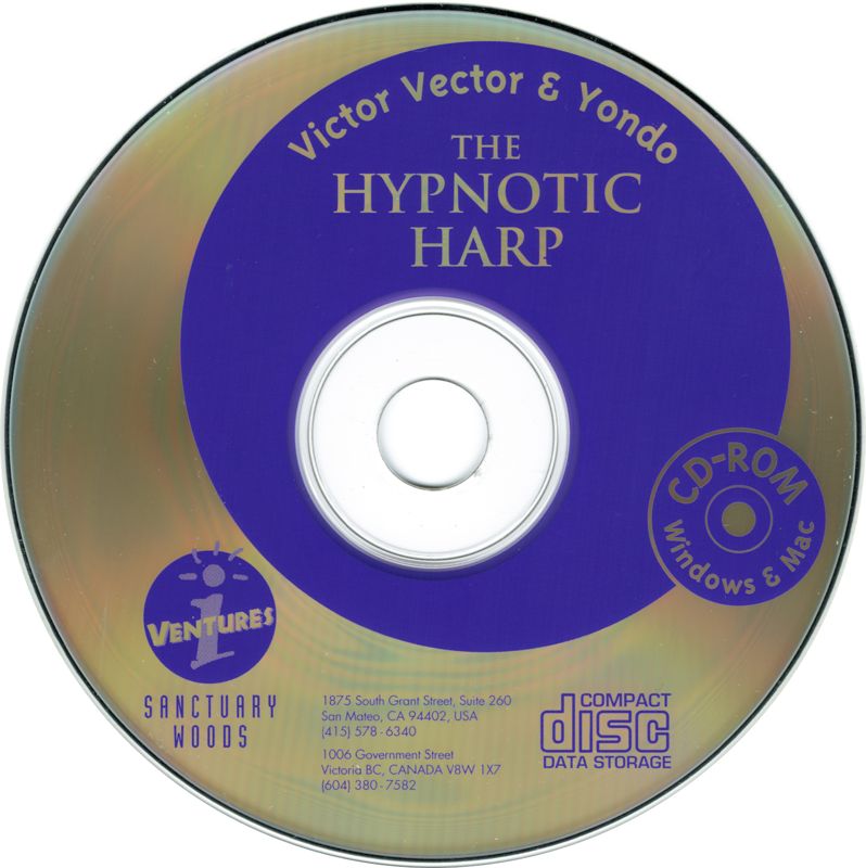 Media for The Awesome Adventures of Victor Vector & Yondo: The Hypnotic Harp (Macintosh and Windows 3.x)