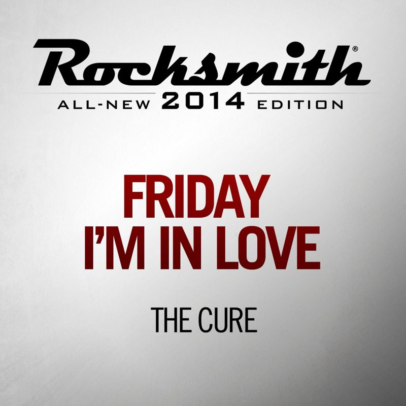 Front Cover for Rocksmith: All-new 2014 Edition - The Cure: Friday I'm in Love (PlayStation 3 and PlayStation 4) (PSN release)