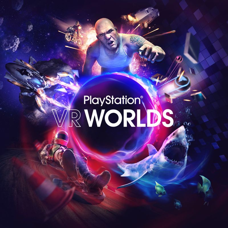 Front Cover for PlayStation VR Worlds (PlayStation 4) (download release)