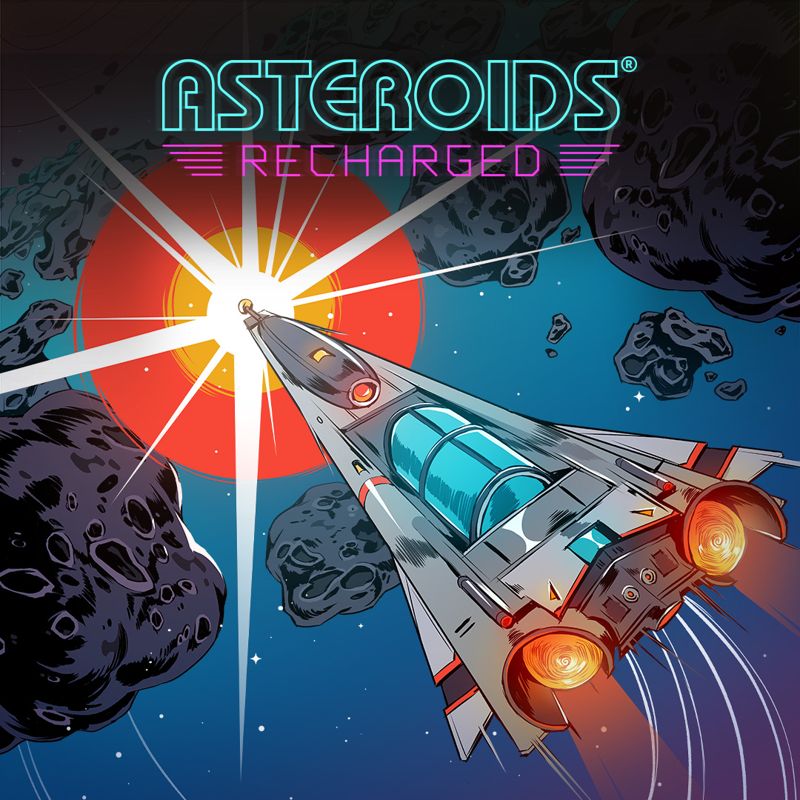 Front Cover for Asteroids: Recharged (Nintendo Switch) (download release)
