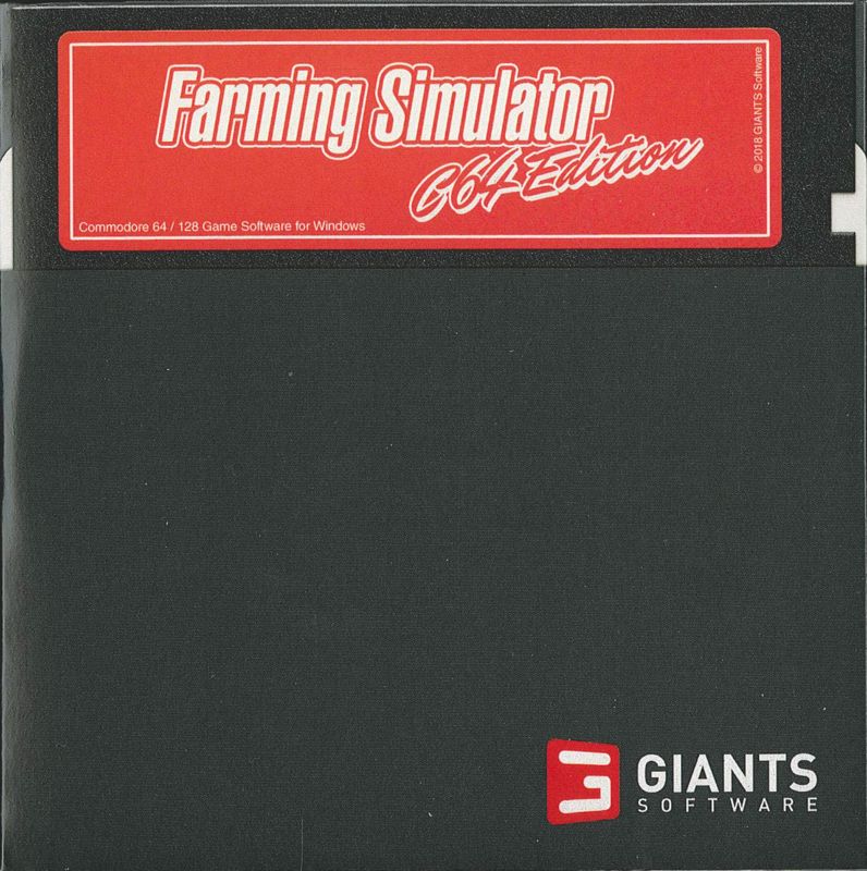 Other for Farming Simulator 19: C64 Edition (Commodore 64 and Windows): CD Sleeve - Front