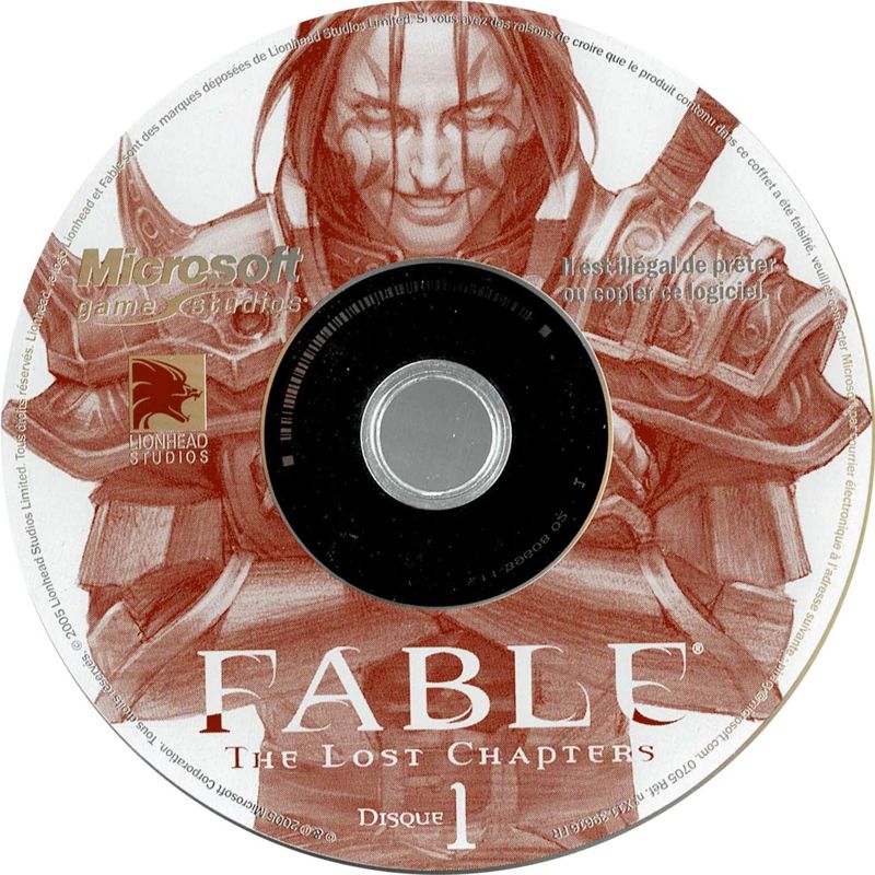 Fable: The Lost Chapters cover or packaging material - MobyGames