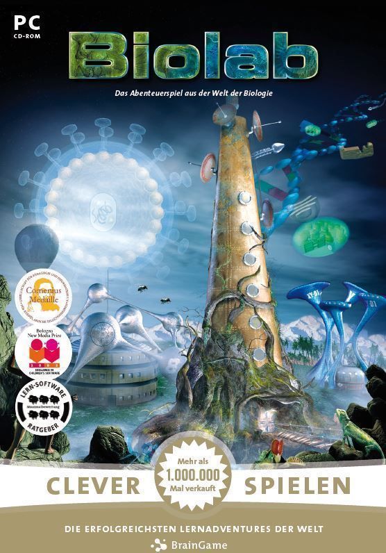 Front Cover for Bioscopia: Where Science Conquers Evil (Windows) (BrainGame release)
