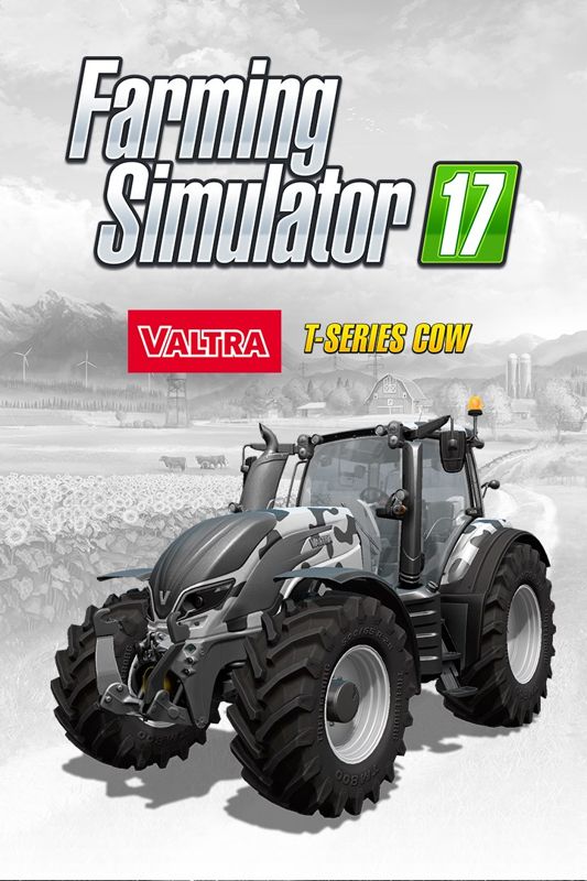 Front Cover for Farming Simulator 17: Valtra T-Series Cow (Xbox One) (download release)