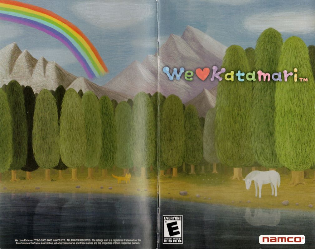 Manual for We ♥ Katamari (PlayStation 2): Full