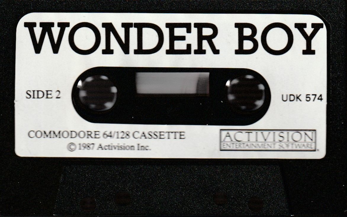 Media for Wonder Boy (Commodore 64) (Cassette Release): Side 2