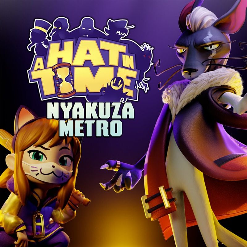 Front Cover for A Hat in Time: Nyakuza Metro (PlayStation 4) (download release)