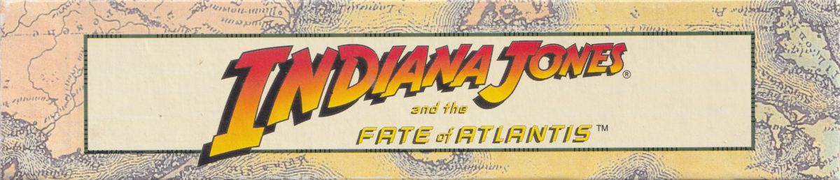 Spine/Sides for Indiana Jones and the Fate of Atlantis (DOS) (CD-ROM version): Top