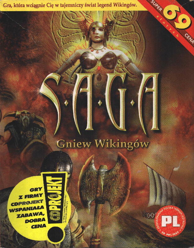 Front Cover for Saga: Rage of the Vikings (Windows)
