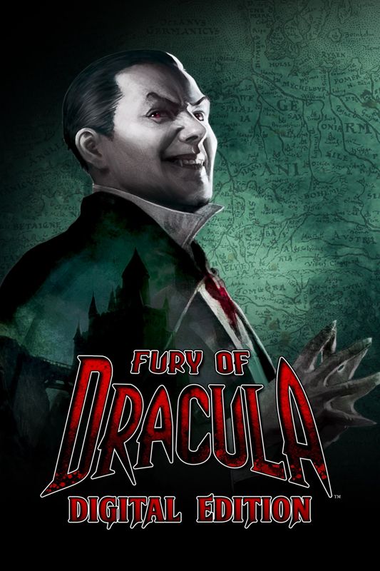 Front Cover for Fury of Dracula: Digital Edition (Xbox One and Xbox Series) (download release)