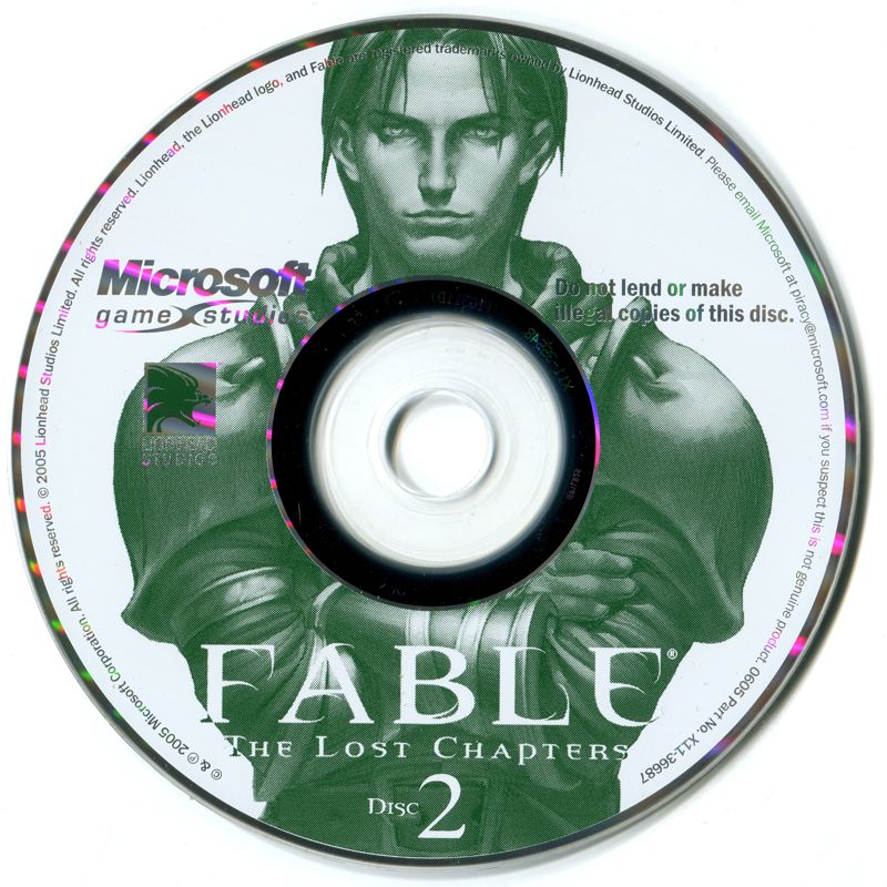 Fable: The Lost Chapters cover or packaging material - MobyGames