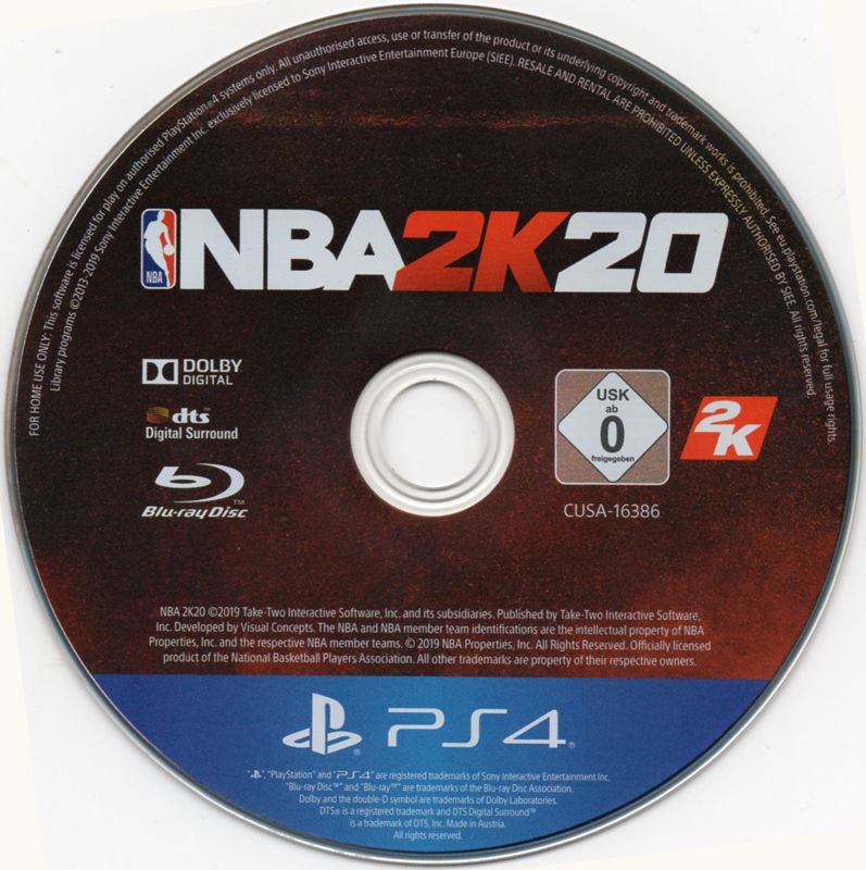 Media for NBA 2K20 (PlayStation 4)