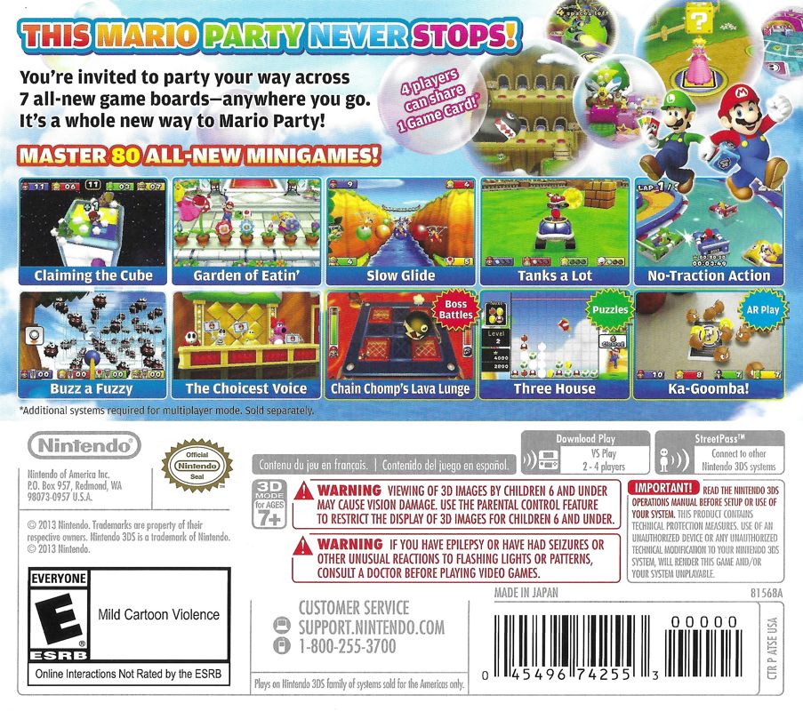 Mario Party: Island Tour cover or packaging material - MobyGames