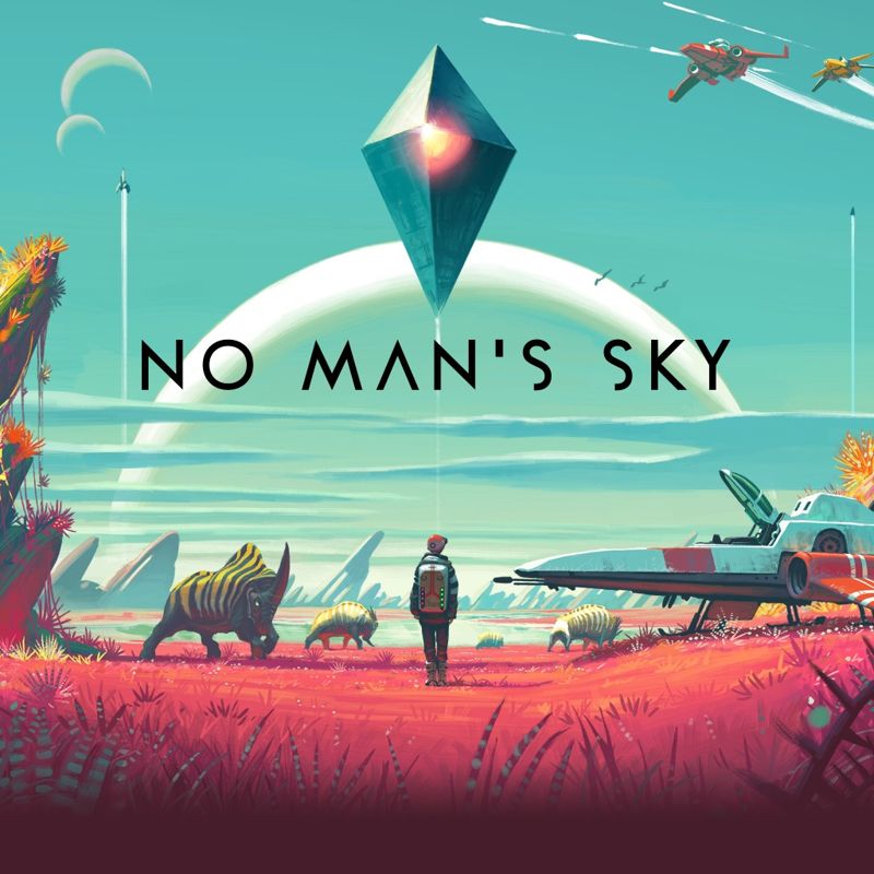 Front Cover for No Man's Sky (PlayStation 4) (PSN release): 1st version