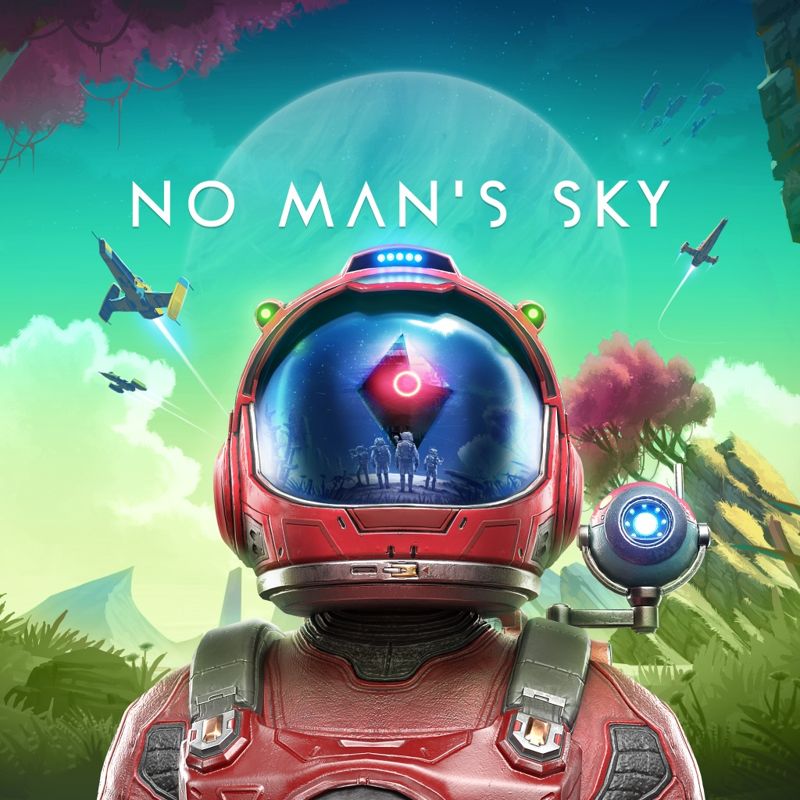 Front Cover for No Man's Sky (PlayStation 4) (PSN release): 4th version (post No Man's Sky Beyond update)