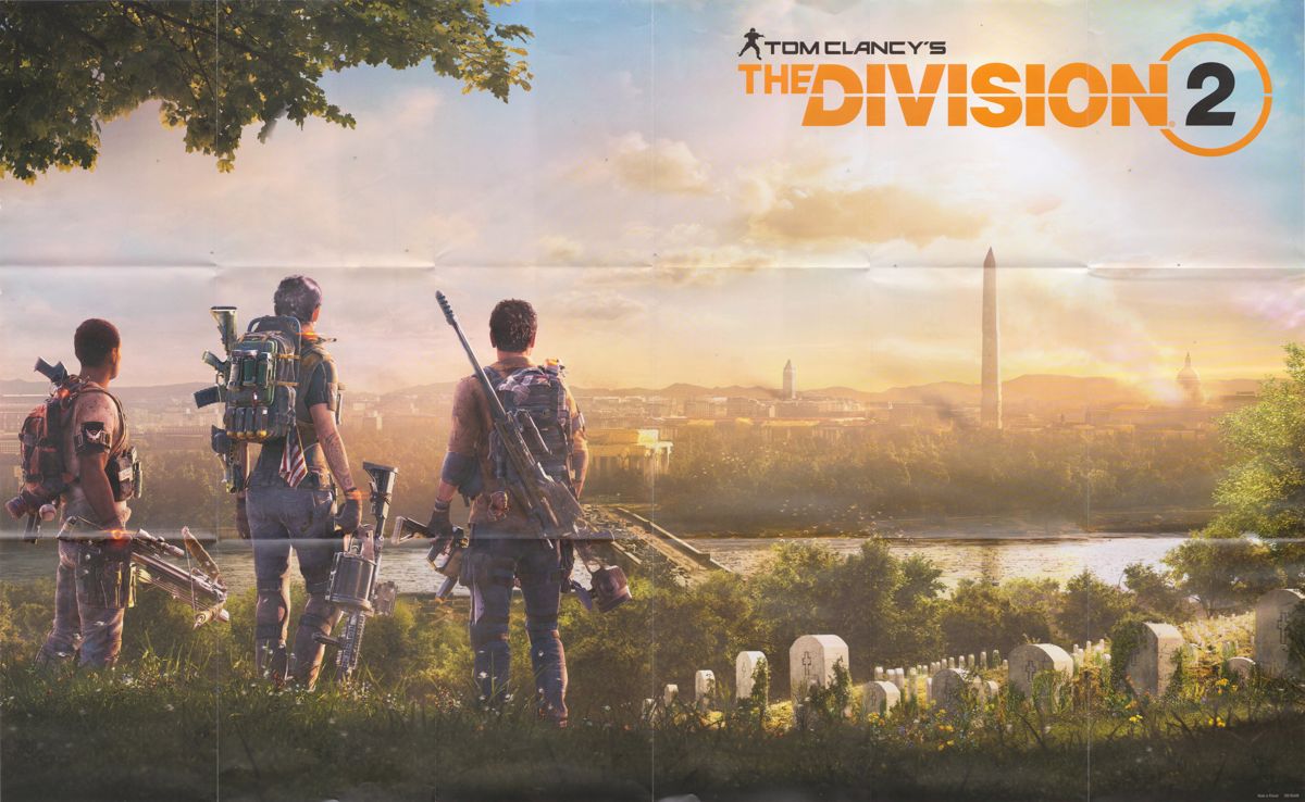 Extras for Tom Clancy's The Division 2 (Washington D.C. Edition) (PlayStation 4): Poster (Back of Map)