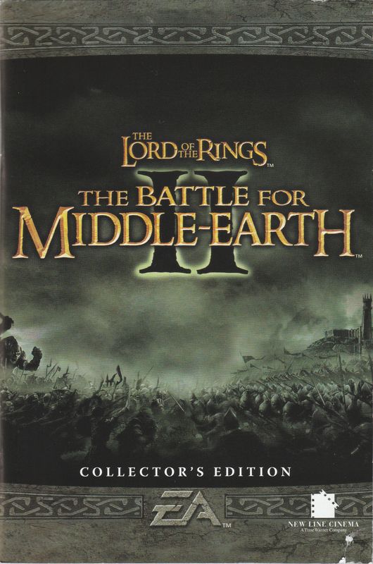 Manual for The Lord of the Rings: The Battle for Middle-earth II (Collector's Edition) (Windows) (General European release): Front