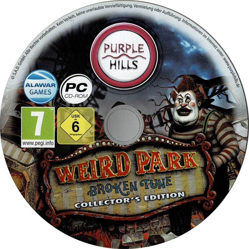 Media for Weird Park: Broken Tune (Collector's Edition) (Windows) (Purple Hills release)