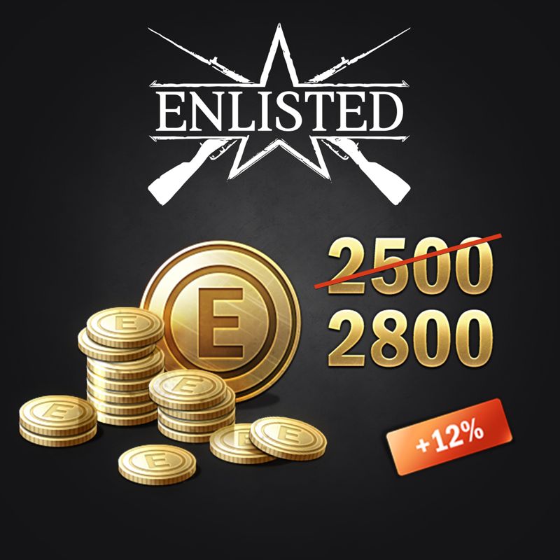 Enlisted бонус коды. 2500 Голды. 300 Голды. Энлистед бонусы при регистрации.