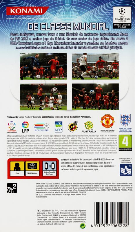 PES 2012: Pro Evolution Soccer official promotional image - MobyGames, pes  2012 