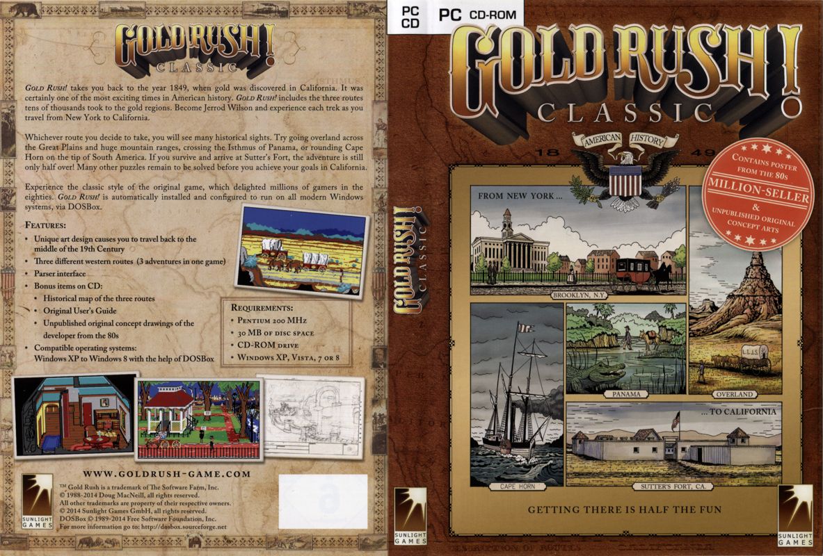 Gold Rush! cover or packaging material MobyGames
