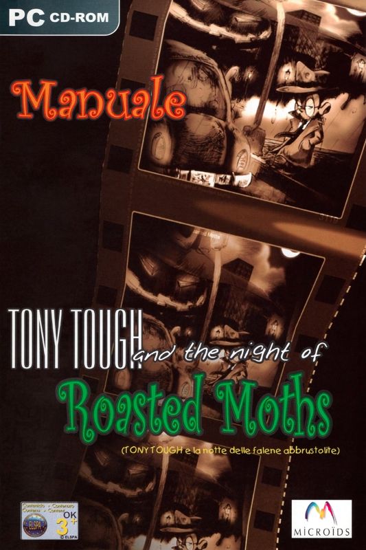 Manual for Tony Tough and the Night of Roasted Moths (Windows) (Second release): Front