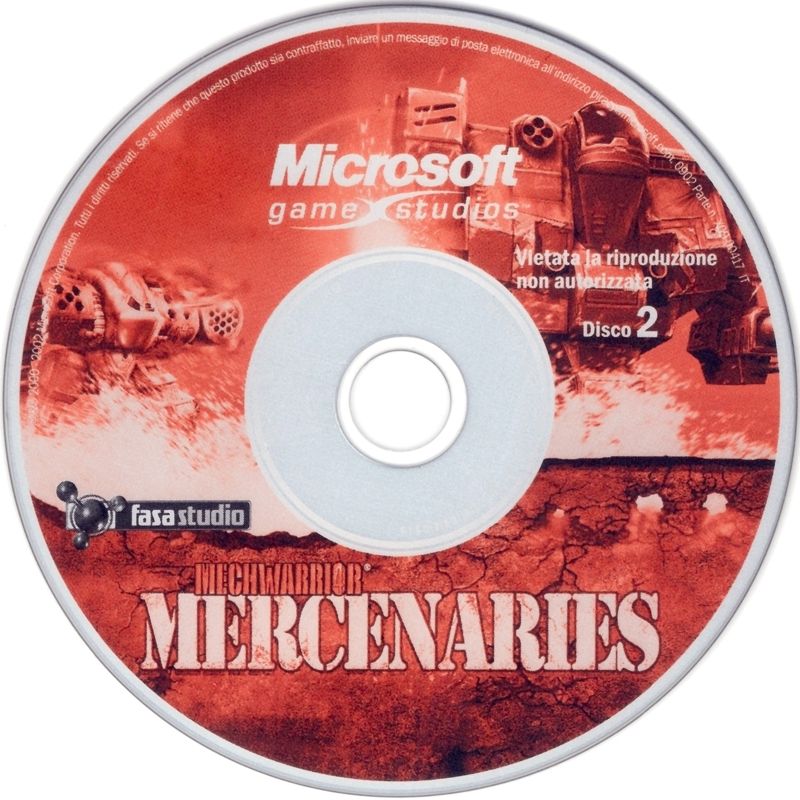 Media for MechWarrior 4: Mercenaries (Windows): Disc 2