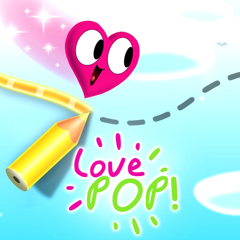 Front Cover for Love Pop!: Pencil Physics Puzzles (Nintendo Switch) (download release)