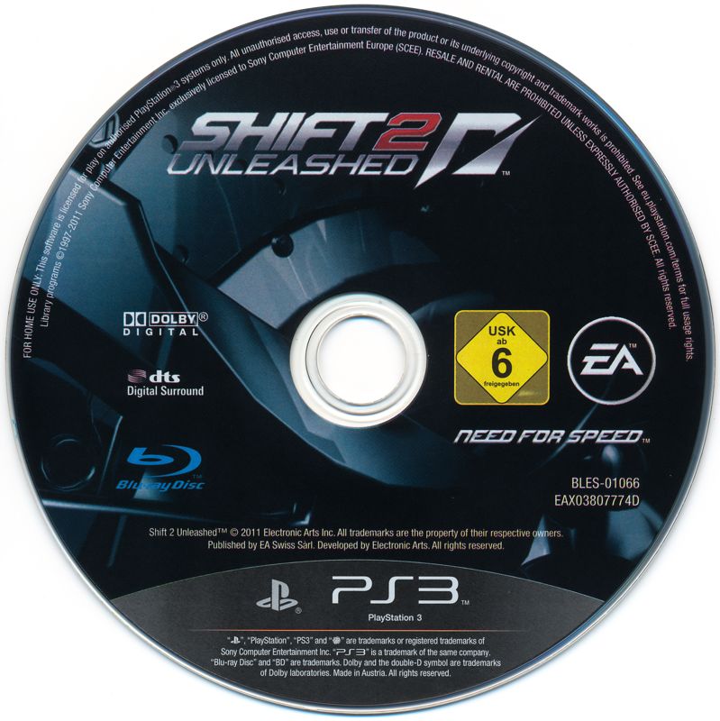 Media for Shift 2: Unleashed (PlayStation 3)