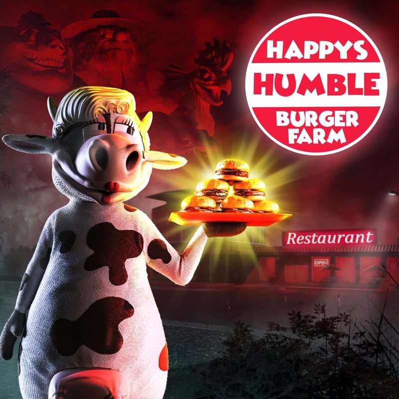 Front Cover for Happy's Humble Burger Farm (PlayStation 4) (download release)