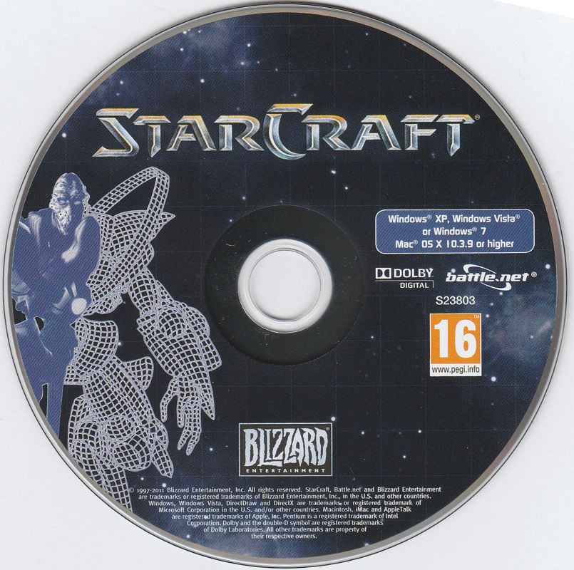 Media for StarCraft: Anthology (Macintosh and Windows) (2011 general European release): StarCraft