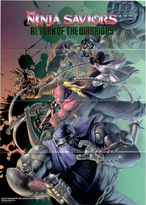 Extras for The Ninja Saviors: Return of the Warriors (Nintendo Switch): Poster