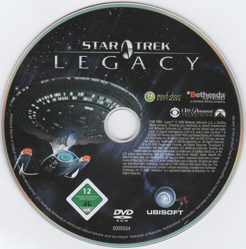 Media for Star Trek: Legacy (Windows) (Ubisoft Exclusive release)