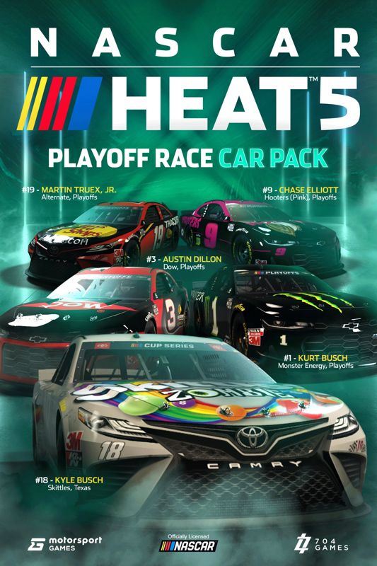 NASCAR Heat 5: Playoff Race Car Pack cover or packaging material ...