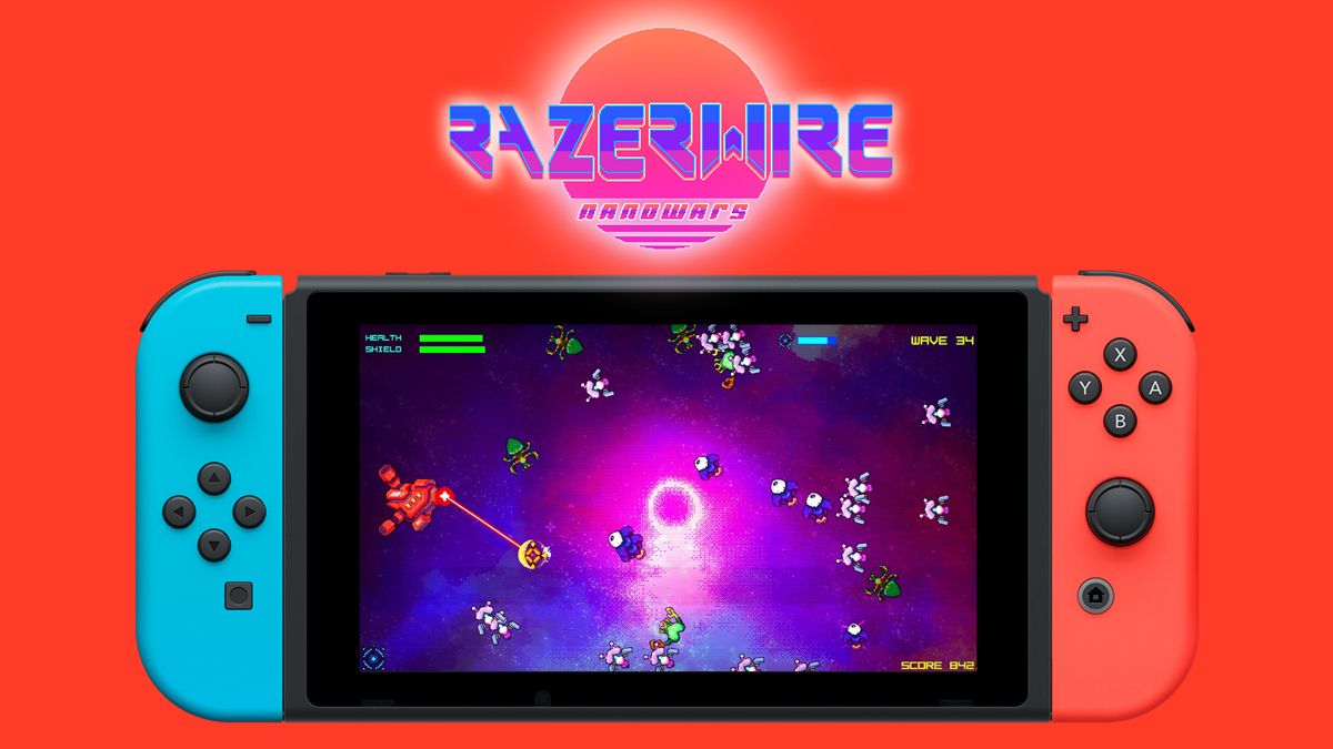 Front Cover for RazerWire: Nanowars (Nintendo Switch) (download release)
