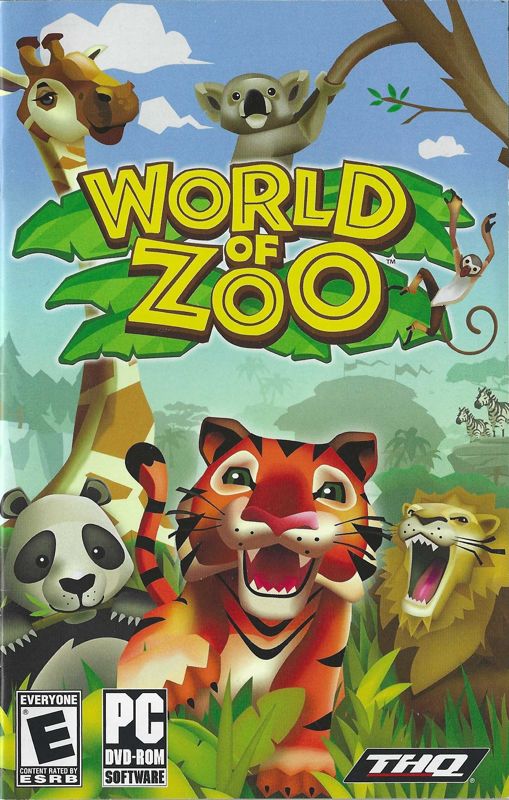 Manual for World of Zoo (Windows): Front