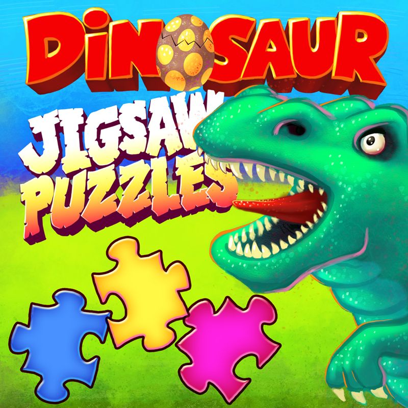 Front Cover for Dinosaur Jigsaw Puzzles (Nintendo Switch) (download release)