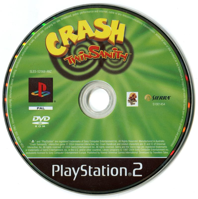 Media for Crash Twinsanity (PlayStation 2)