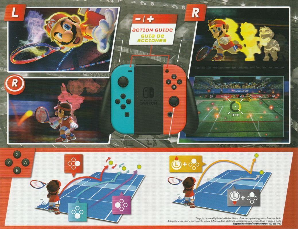 Mario Tennis Aces Cover Or Packaging Material Mobygames 6874