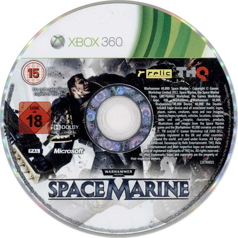 Media for Warhammer 40,000: Space Marine (Xbox 360)