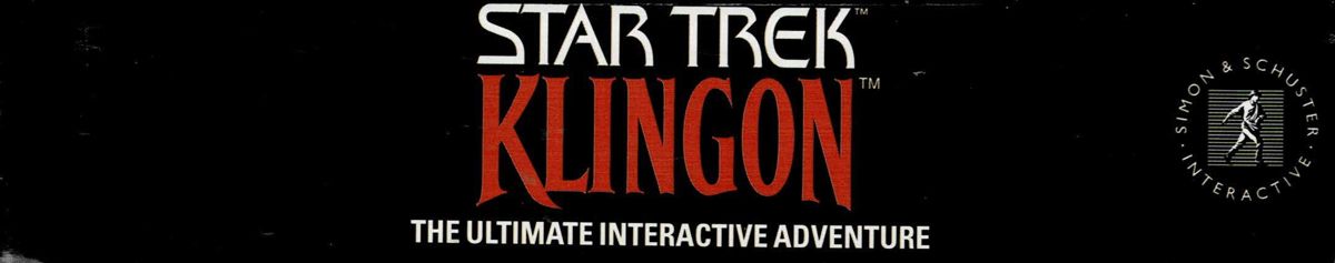 Spine/Sides for Star Trek: Klingon (Windows and Windows 3.x): Bottom