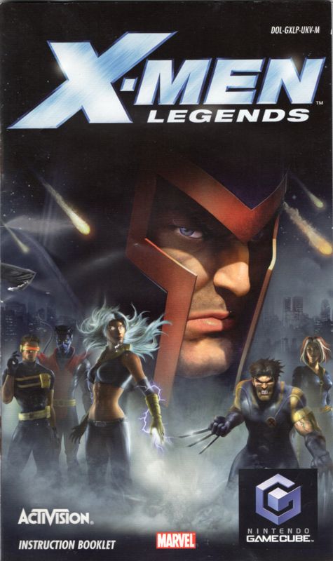Manual for X-Men: Legends (GameCube): Front
