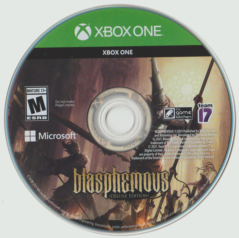 Blasphemous (Digital Deluxe Edition) cover or packaging material