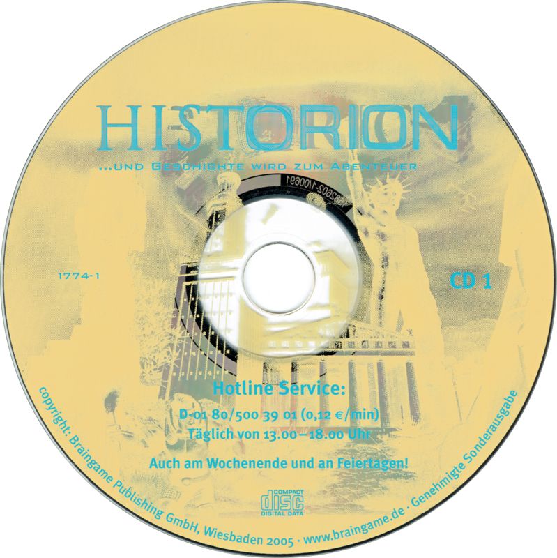 Media for Historion (Windows) (Tandem Verlag release): Disc 1